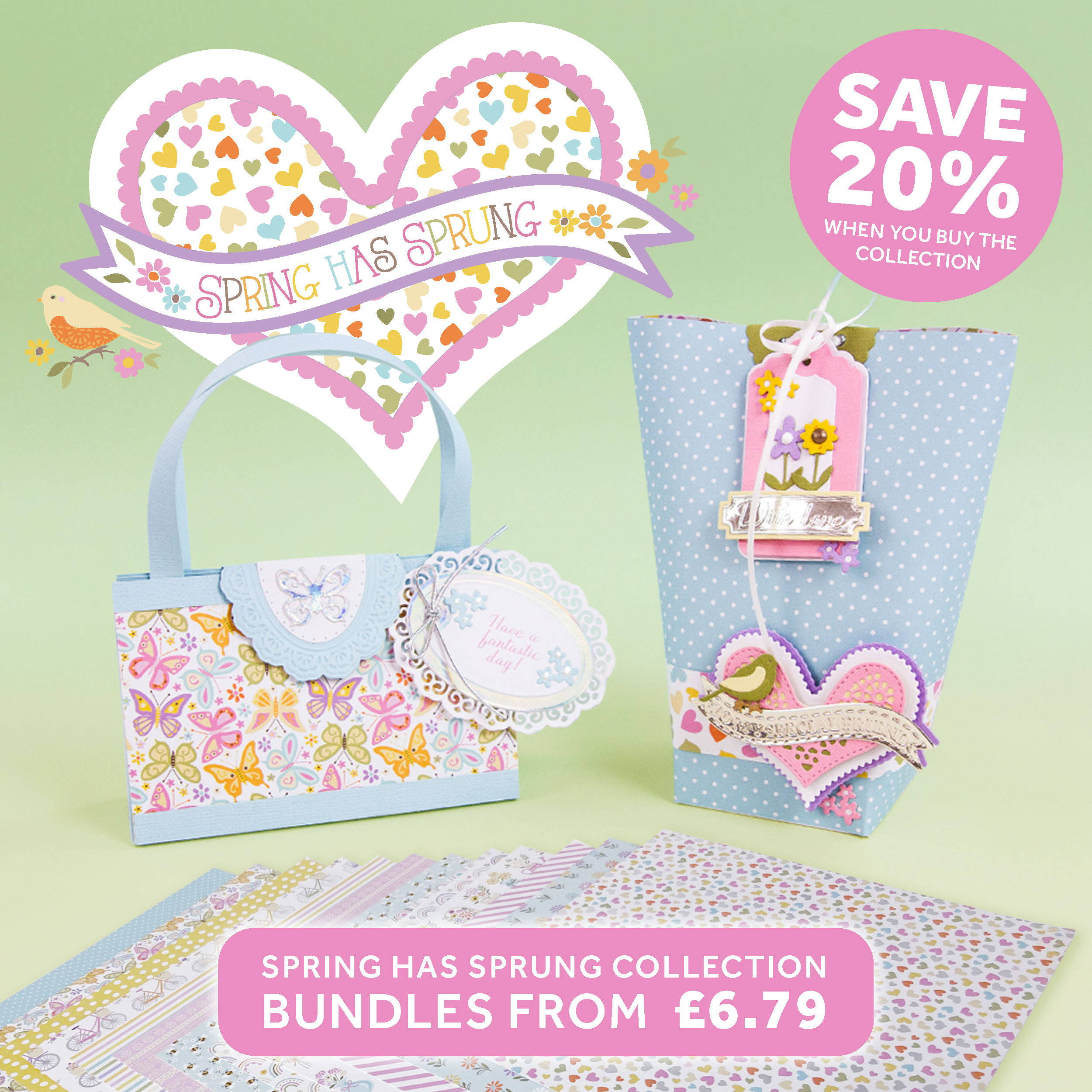 Spring Has Sprung Papercraft Collection – Tonic Studios